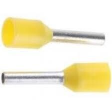 TERMINAL PUNTERA SIMPLE 18 Awg. COLOR AMARILLO