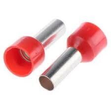 TERMINAL PUNTERA SIMPLE 16 Awg.   COLOR ROJO