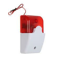 SIRENA CON LUZ 12VDC