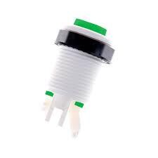 PULSADOR 27 MM MAQUINA JUEGOS VERDE