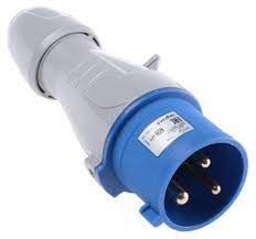 ENCHUFE TIPO P17 AZUL 32 A /220V /2P+T