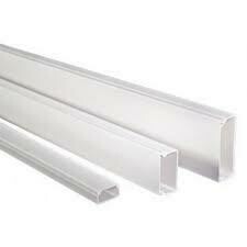 CANALETA 20 X 12 MM. BLANCA CON ADHESIVO