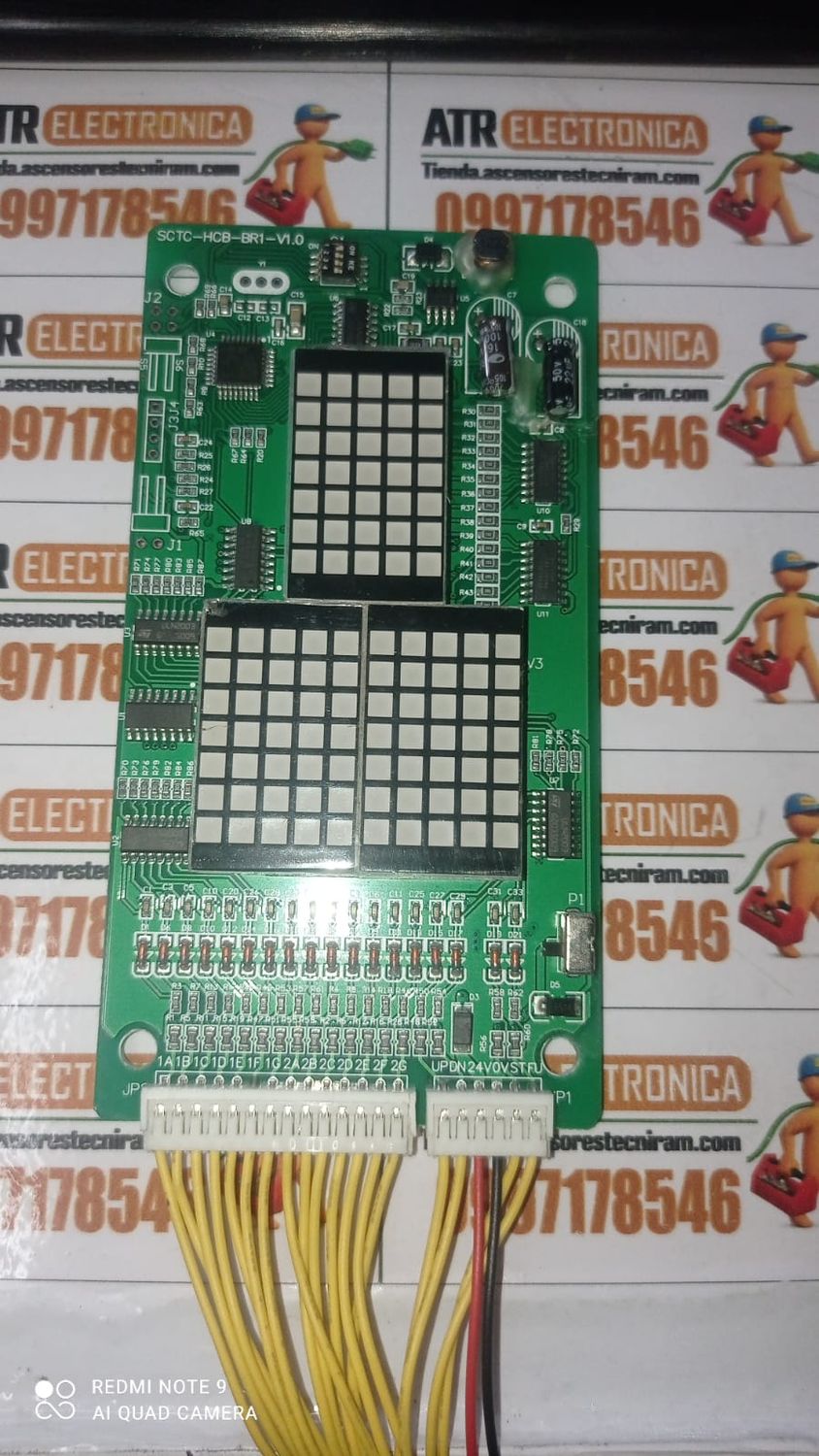 SCTC-HCB-BR1- V1.0   TARJETA BCD INDICADOR PISO