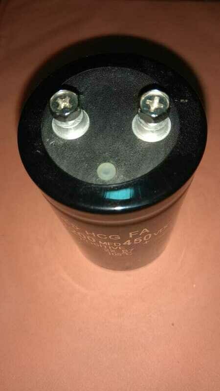 1200uf / 450VDC. CONDENSADOR DE TORNILLO