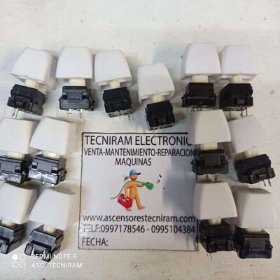 PULSADOR BLANCO TECLAS
