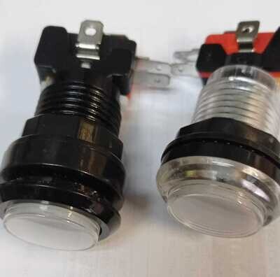 PULSADOR LUMINOSO LED  22MM BLANCO