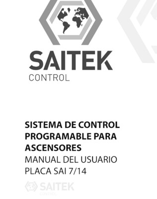 SAITEC MANUAL AJUSTE PLACA SAI 7/ 14