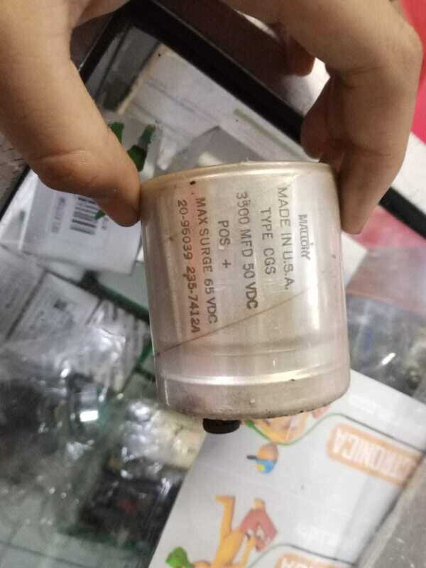 3500uF / 50VDC. CONDENSADOR