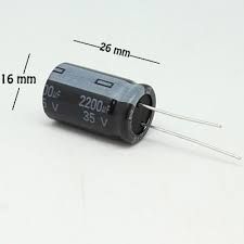 2200UF / 35V  CONDENSADOR