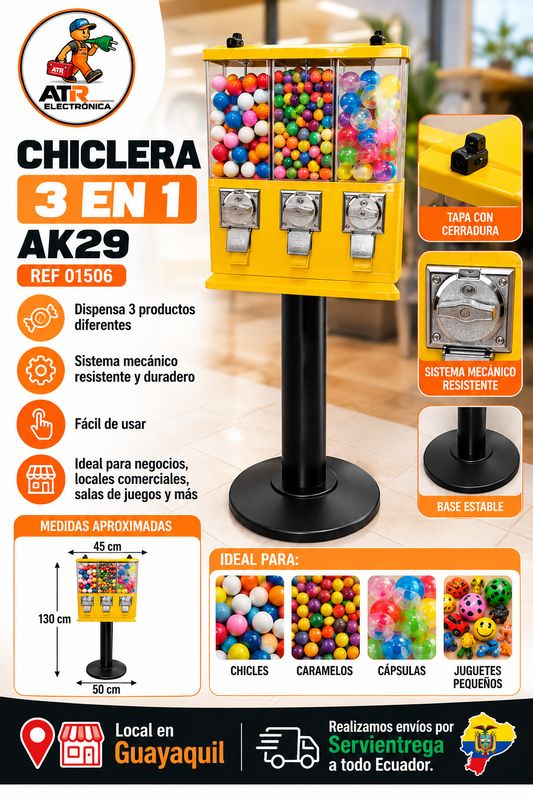 CHICLERA 3 EN 1 AK29