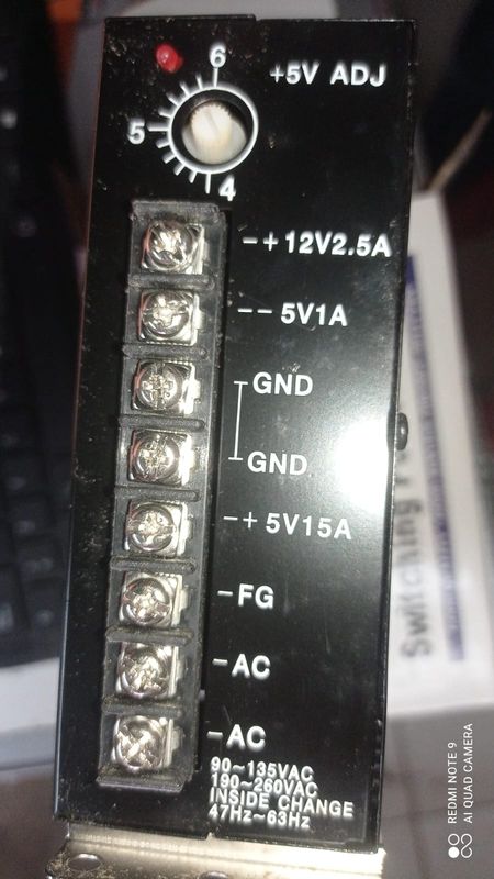 FUENTE ENERGIA  +5 / -5 / 12V