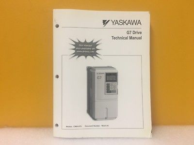 YASKAWA ​TM.G7.01 MANUAL VARIADOR