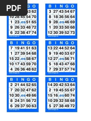 BINGO TABLAS 100 UNIDADES