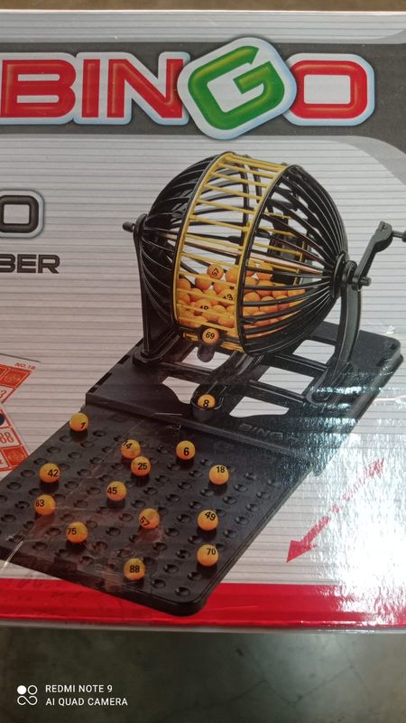 BINGO  MAQUINA  JUEGO 90 NUMEROS