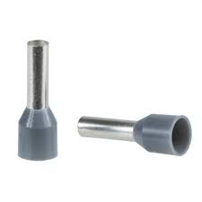 TERMINAL PUNTERA SIMPLE 12 Awg.  COLOR GRIS