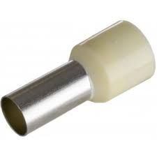 TERMINAL PUNTERA SIMPLE 8 Awg. COLOR MARFIL
