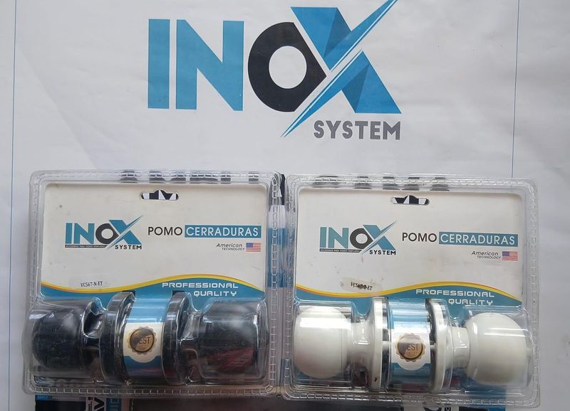 CERRADURAS  POMO INOX