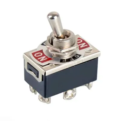 SWITCHES OJO CANGREJO 3 POSICIONES ON+OFF+ON / 6 PINES / 15A / 250VAC