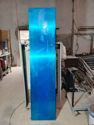 HOJA PUERTA  ASCENSOR APERTURA 90 CM ALTO 211.5 CM / ANCHO 48 CM.  ACERO INOX