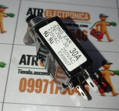 INTERRUPTOR TÉRMICO PROTECTOR SOBRECARGA  ZE-700-30A ZING EAR