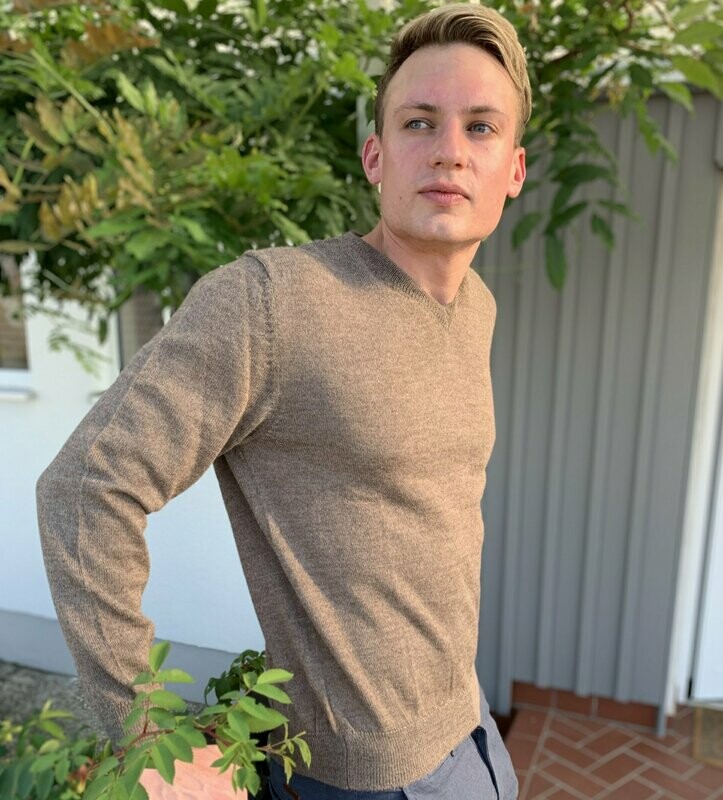 Pullover Michael aus 100% Baby-Alpakawolle
