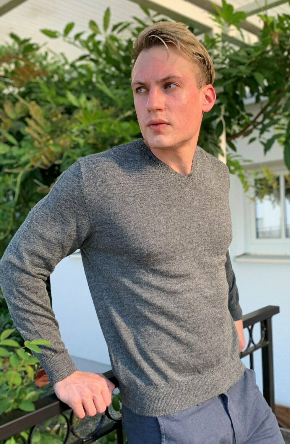 Pullover Michael aus 100% Baby-Alpakawolle Pullover Michael aus 100% Baby-Alpakawolle