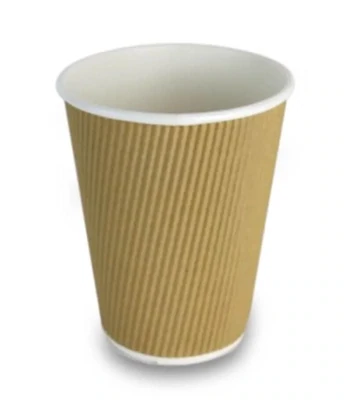 130 ML (4 Oz) Brown Colour Ripple Paper Cup
