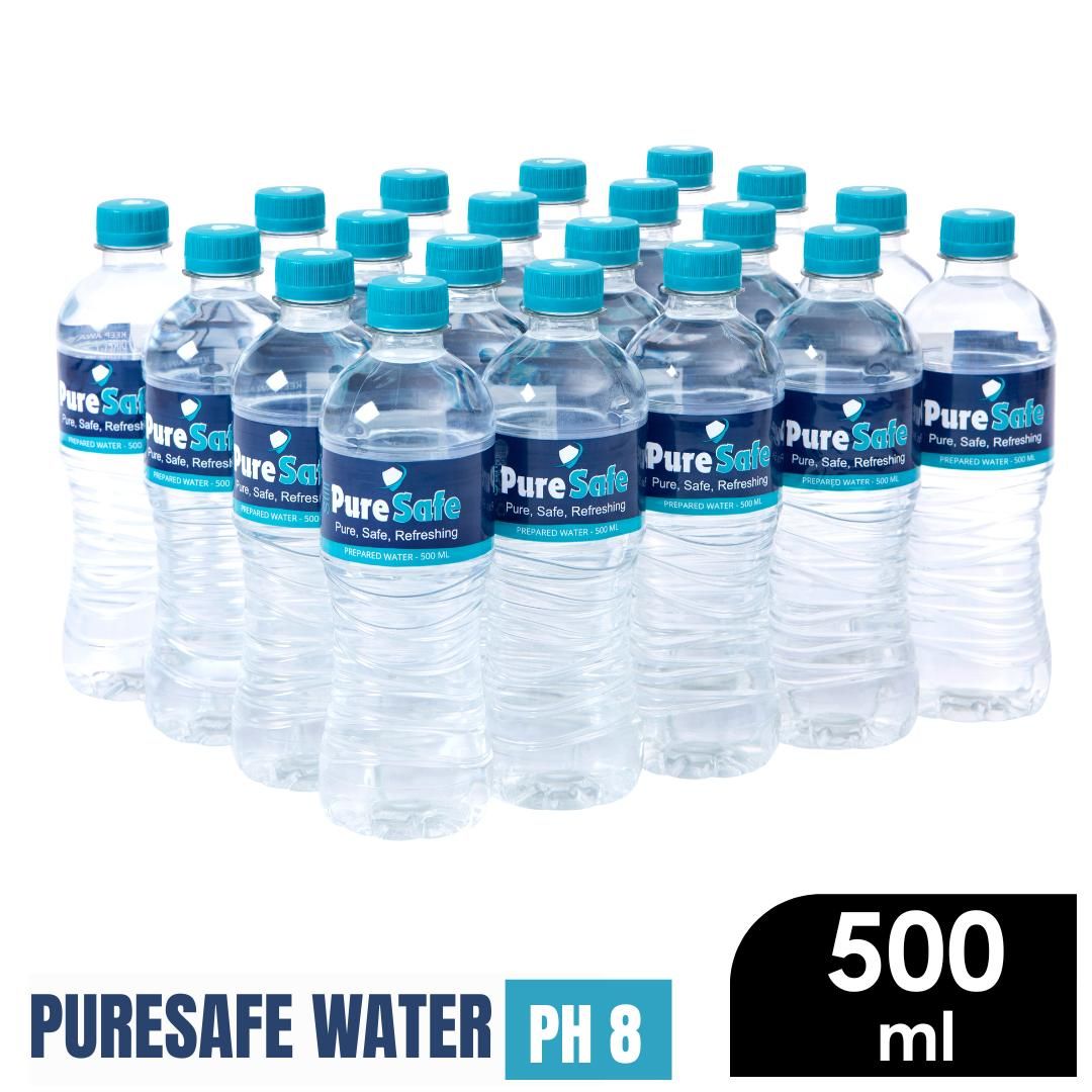 PureSafe 500ml – Purified, Mineral‑Enriched Bottled Water PureSafe 500ml – Purified, Mineral‑Enriched Bottled Water