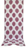 Lavender polkadot ikat fabric