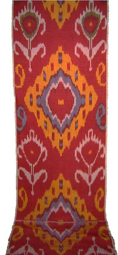 &quot;Ikat flowers&quot; ikat fabric