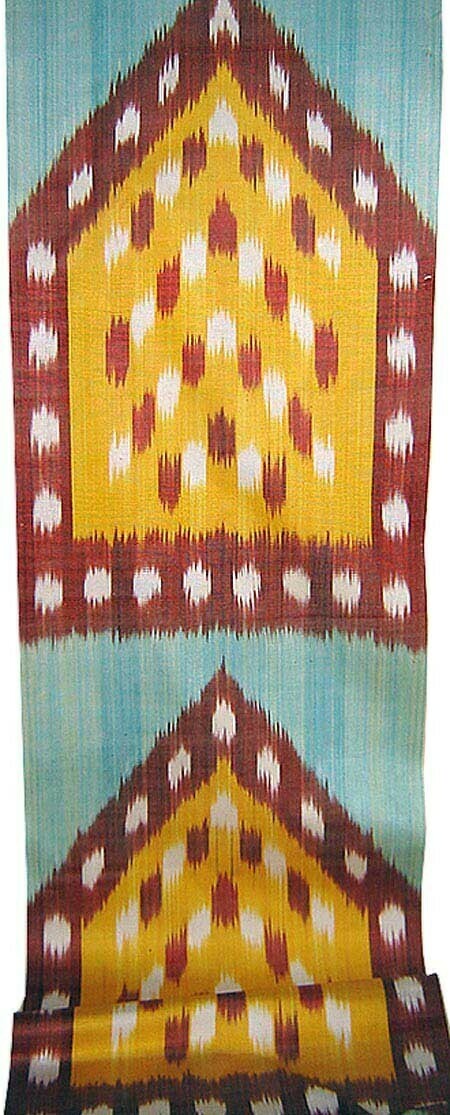 &quot;Mehrab&quot; ikat adras fabric