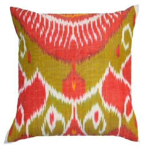 &quot;Ikat the fabulous II&quot; ikat pillow cover
