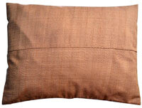 "Beige" boudoir ikat pillow cover (organic dyes)