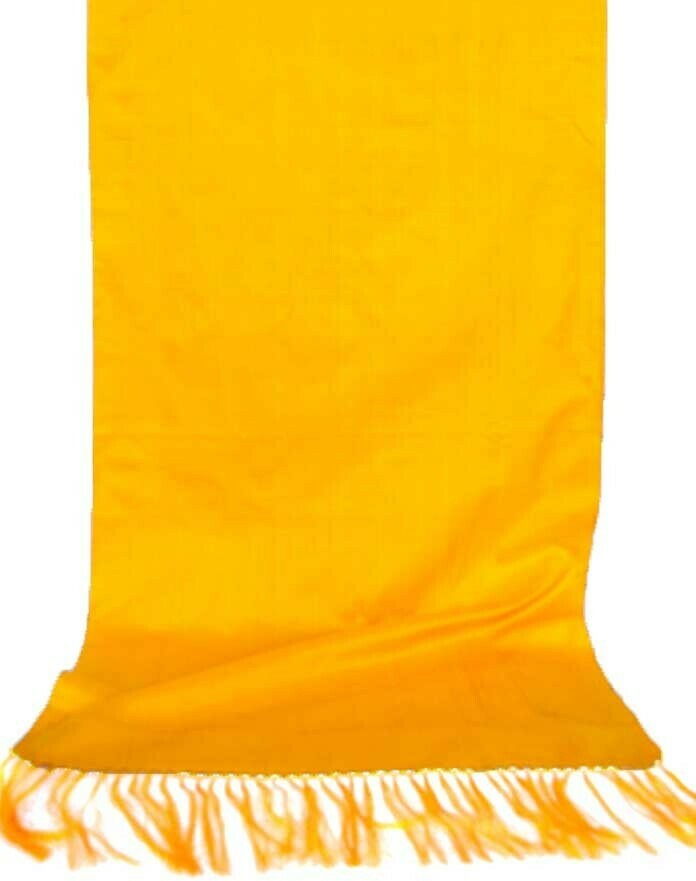 &quot;Sunshine yellow&quot; silk scarf