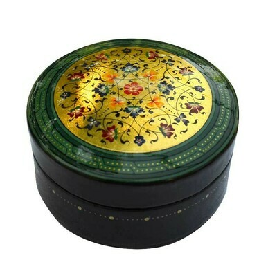 "Overflown with joy" hand painted jewelry box