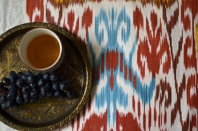 "Bayram" ikat adras fabric (3rd dyelot)