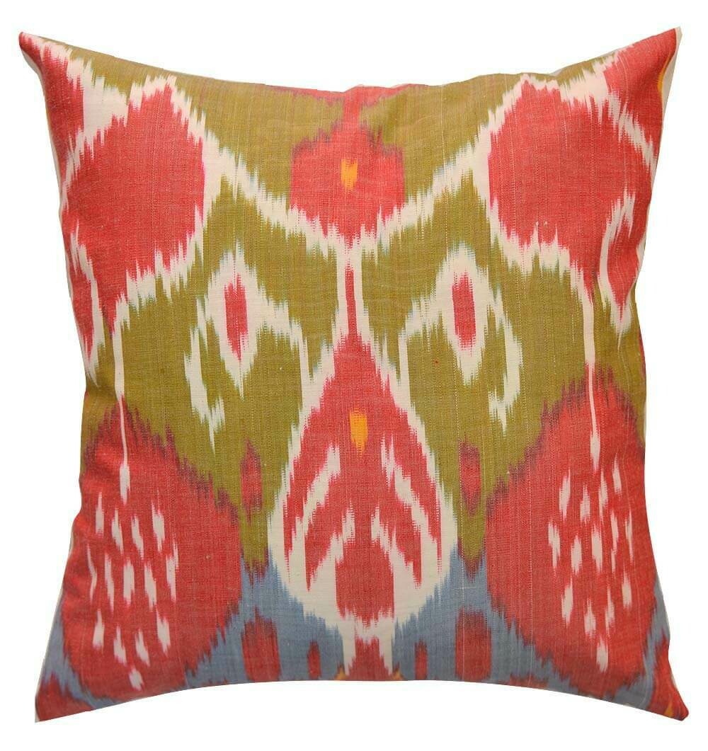 &quot;Ikat the fabulous&quot; ikat pillow cover