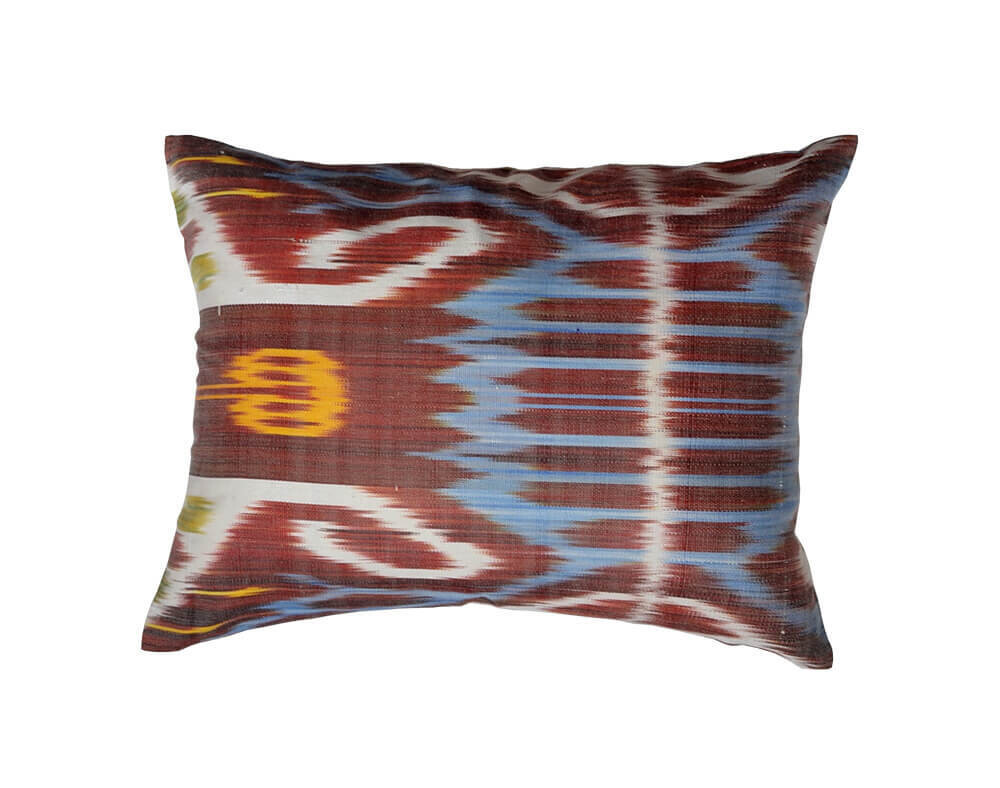 Abundance boudoir ikat pillow cover (both sides ikat fabric)