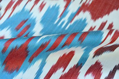 "Bayram" ikat adras fabric (4th dyelot)