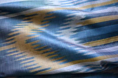 Elegant Ikat Silk Scarf with Intricate Geometric Patterns You’ll Love
