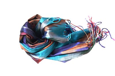 Timeless Turquoise Green Silk Ikat Scarf: A Gift Of Elegance And Style