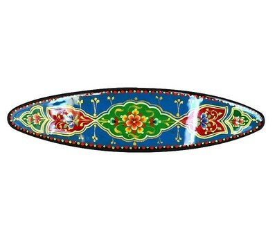 "Clean Air and Blue sky" hand painted barrette