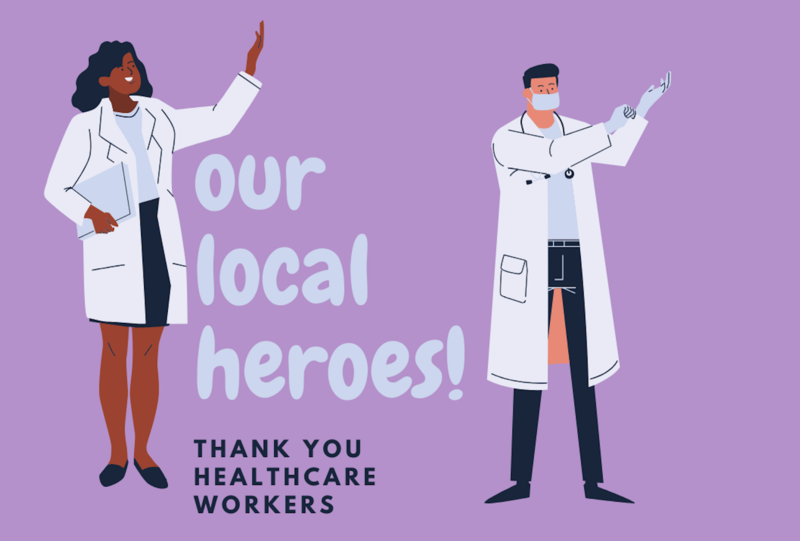 Our Local Heroes sticker