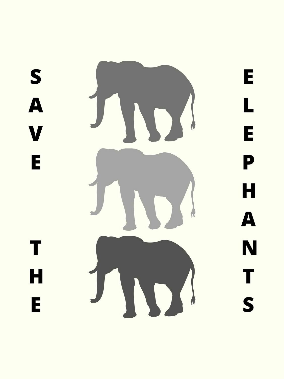 Save The Elephants sticker