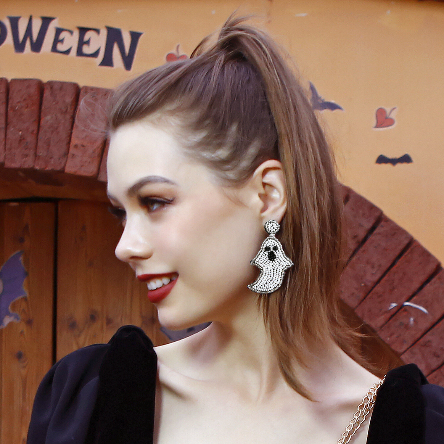 Ghost Halloween Earrings