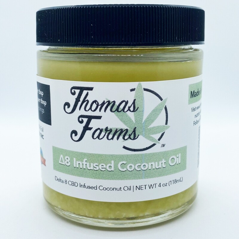 Delta 8 THC Infused Coconut Oil