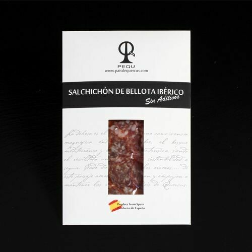 SALCHICHÓN DE IBÉRICO PURO BELLOTA 6@PQ - 100 g.