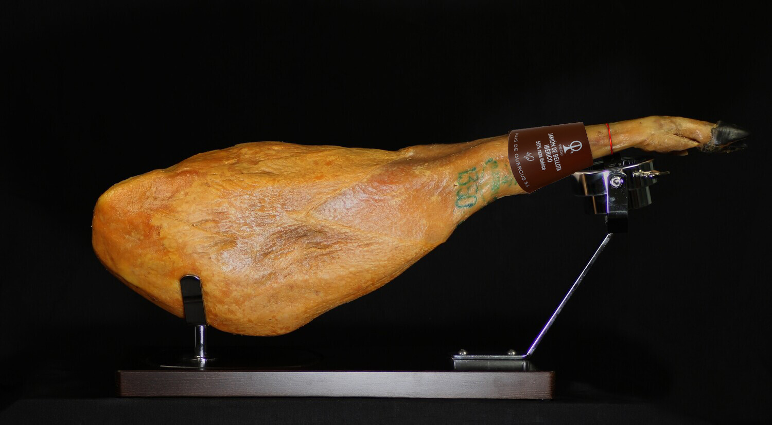 JAMÓN DE BELLOTA IBÉRICO | 50% RAZA IBÉRICA (8,5-9,5 kg.) 3 años de curación