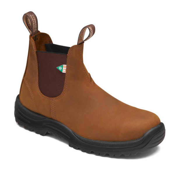 Blundstone 164 Work &amp; Safety Saddle Brown