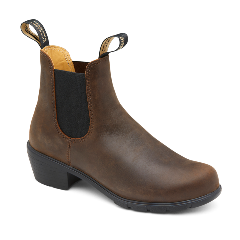 Blundstone 1673 Women&#39;s Series Heel Antique Brown